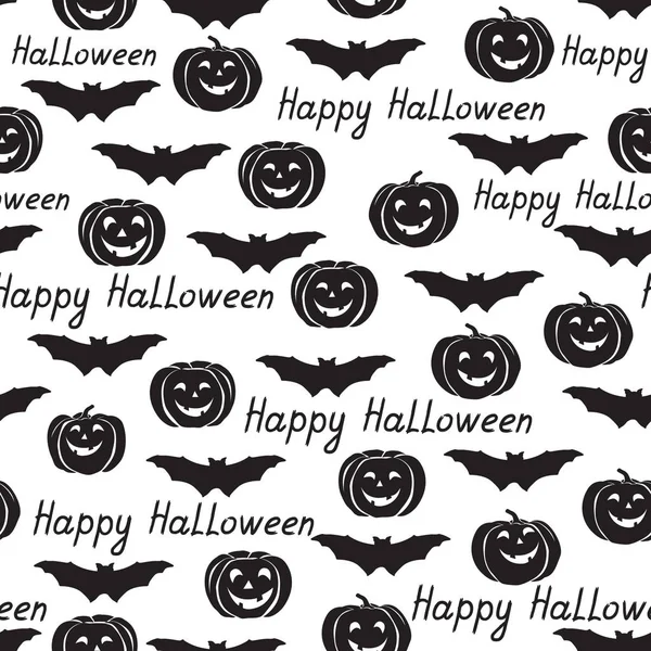 Halloween seamless pattern — Stock Vector