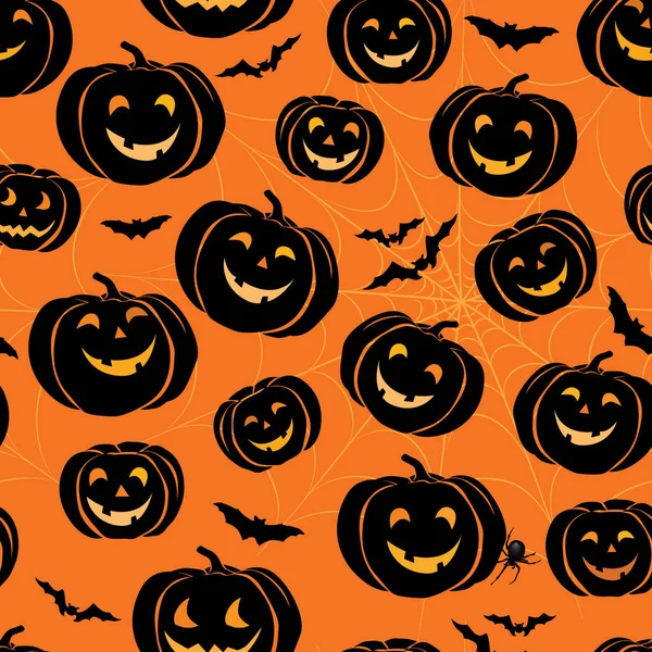 Happy Halloween pattern — Stock Vector