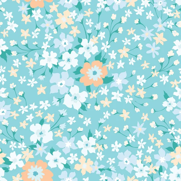 Motif floral sans couture. — Image vectorielle