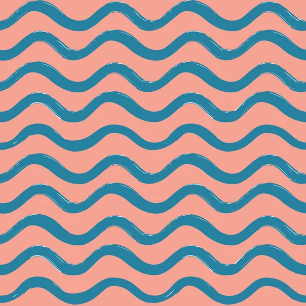 Patrón con olas de agua — Archivo Imágenes Vectoriales