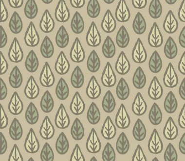 Çiçek yaprakları seamless modeli. Süs motifleri Resim Sergisi antik kumaş desenleri bırakır..