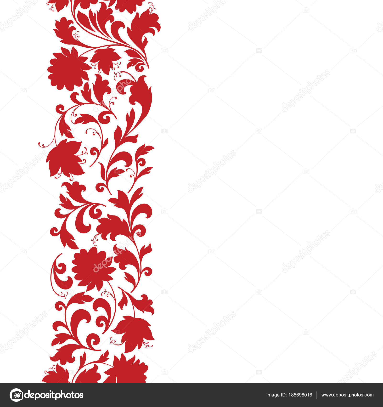 images Vector Flower Border Background Design floral seamless pattern design element flower border ornament ornamental flourish vector image by c yokodesign vector stock 185698016