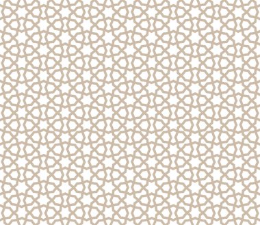 Geometrik şekilli Arapça süslemeler. Antik Hint kumaşı desenlerinin soyut motifleri. Soyut dikişsiz desen.