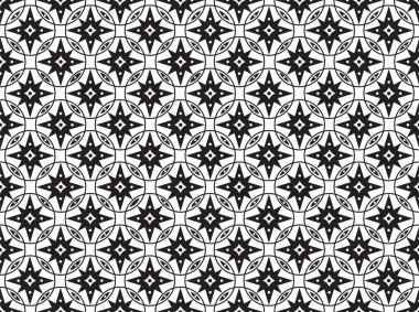 Soyut geometrik dikişsiz desen. Beyaz Asya süsü. Geleneksel etnik çin çiçekli fayans süsleme arkaplanı. Duvar kağıdı tasarımı, şablon dolguları, web sayfası arkaplanı, yüzey dokuları için iyi