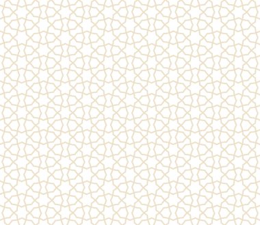 Geometrik şekilli Arapça süslemeler. Antik Hint kumaşı desenlerinin soyut motifleri. Soyut dikişsiz desen.