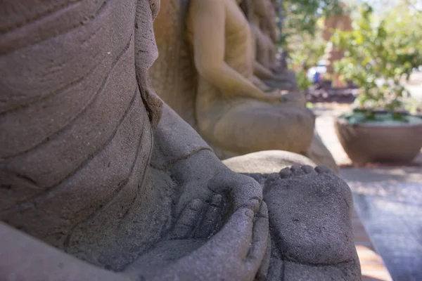 Modèle Bouddha Thaïlande Temple Thaïlande — Photo