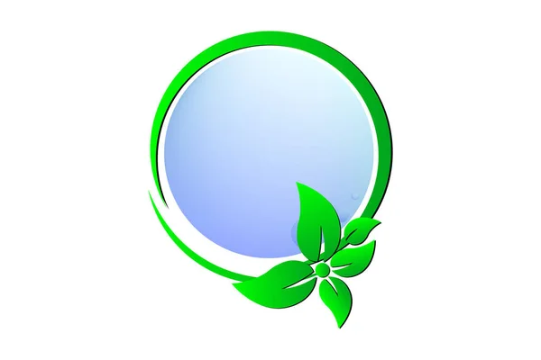 Concetto Energia Verde Mondo Verde Eco Friendly — Vettoriale Stock