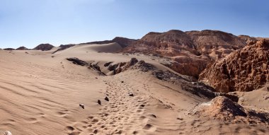 Atacama çölü. Şili