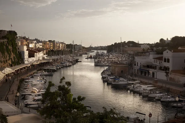 Menorca harbour afternoon — Stock Photo, Image