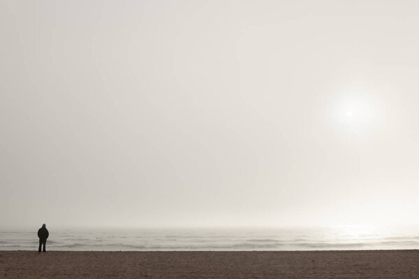 Туман на пляже Серена
