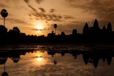Angkor Wat 'ın panoramik görünümü