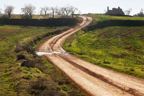 Fält Matarranya Teruel Provinsen Spanien — Stockfoto