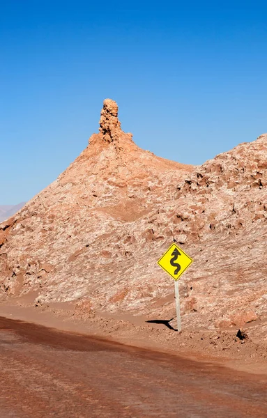 Долина Місяця Пустеля Атакама Північна Чилі — стокове фото
