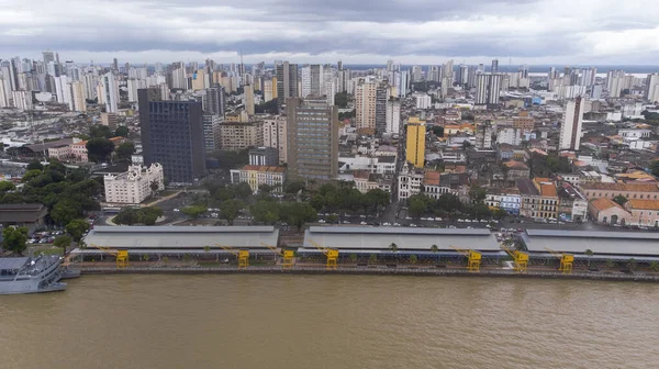 Vista Aerea Belém Para Brasil Filmagem Aérea Belém Brasil — Fotografia de Stock