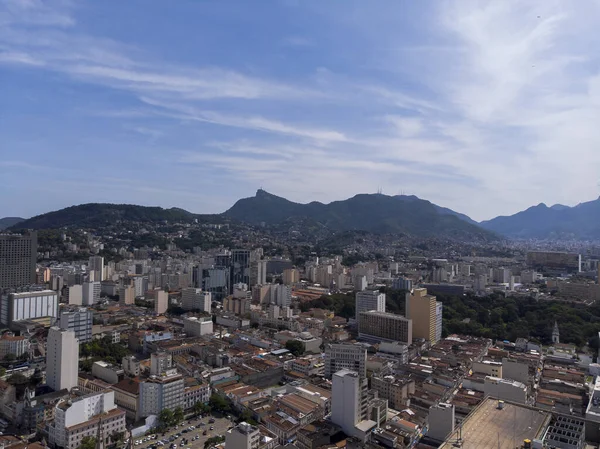 Vista Aerea Rio Janeiro Brasil Filmagem Aérea Rio Janeiro Brasil — Fotografia de Stock