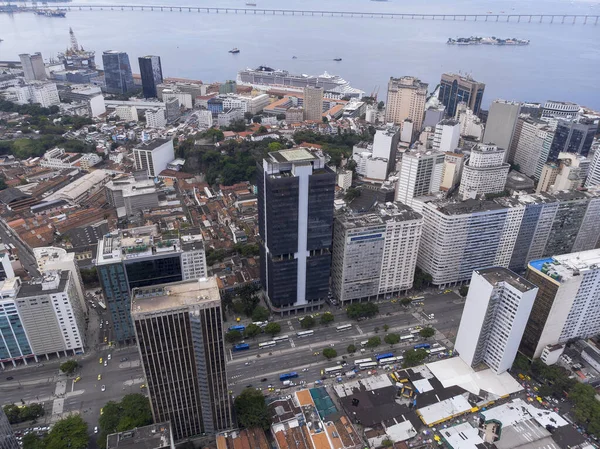 Vista Aerea Rio Janeiro Brasil Filmagem Aereal Rio Janeiro Brasil — Fotografia de Stock