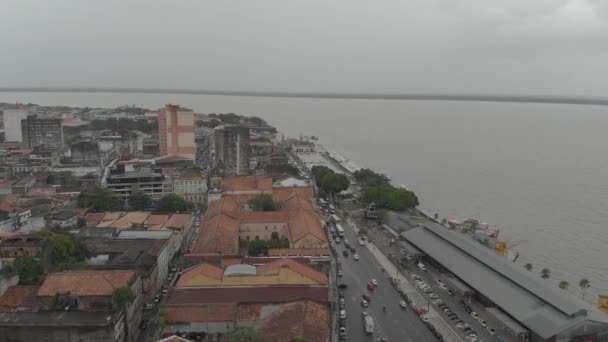 Vista Aerea Belem Para Brasil Imágenes Aéreas Belem Brasil — Vídeo de stock