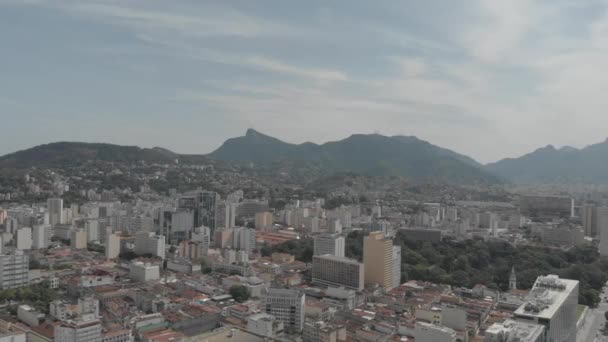 Vista Aerea Rio Janeiro Brasil Aerial Footage Rio Janeiro Brazil — Stockvideo