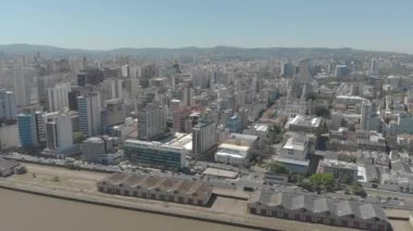 Vista aerea de Porto Alegre - Rio Grande do Sul - Brasil // Aerial  Footage Porto Alegre Brazil