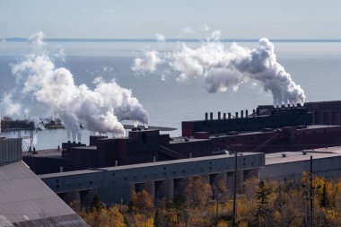 Silver Bay, Minnesota - 20 Ekim 2019 Northshore Madencilik Şirketi