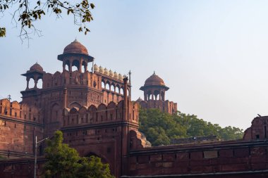 Kırmızı Kale (Lal Qila) Delhi Hindistan, Dünya Mirası Bölgesi 