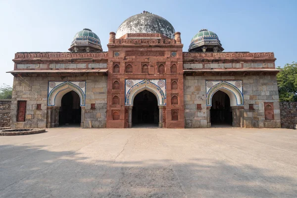 Τάφος Isa Khans Garden, μέρος του τάφου Humayan στο Νέο Δελχί, Ινδία — Φωτογραφία Αρχείου