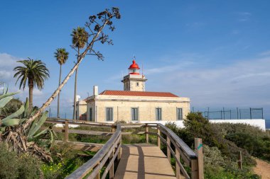 Ponta da Piedade Deniz feneri Lagos yakınlarında, Portekiz Algarve 'de,