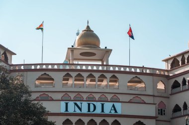 Attari, Hindistan - 8 Şubat 2020: Stadyumun girişi