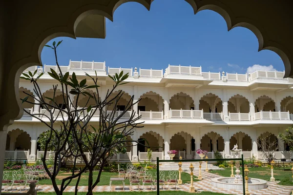 Sawai Madhopur India March 2020 View Courtyard Plaza Anuraga Palace — 图库照片