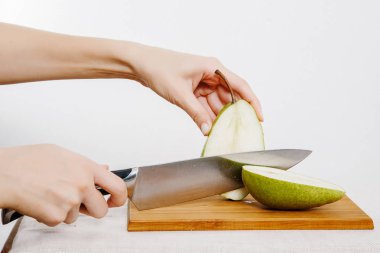 Sebze ve meyve yağmur. Meyve ve sebze kesme.