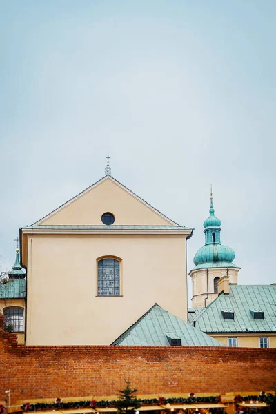 Die Altstadt Warschau Uralten Straßen Der Stadt Alte Häuser Kirche — Stockfoto
