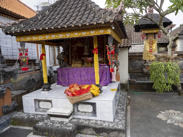 Hindu houses of good spirits. Bali, Indonesia.