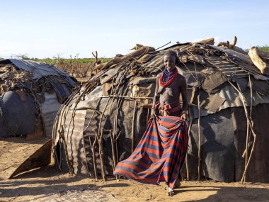 Omo Nehri, Kabile Dassanech, 11 Mayıs 2019, Dassanech köyünde ücret alındıktan sonra özgürce fotoğraf çekebilirsiniz, 11 Mayıs 2019, Kabile Dassanech, Omo Nehri, Etiyopya