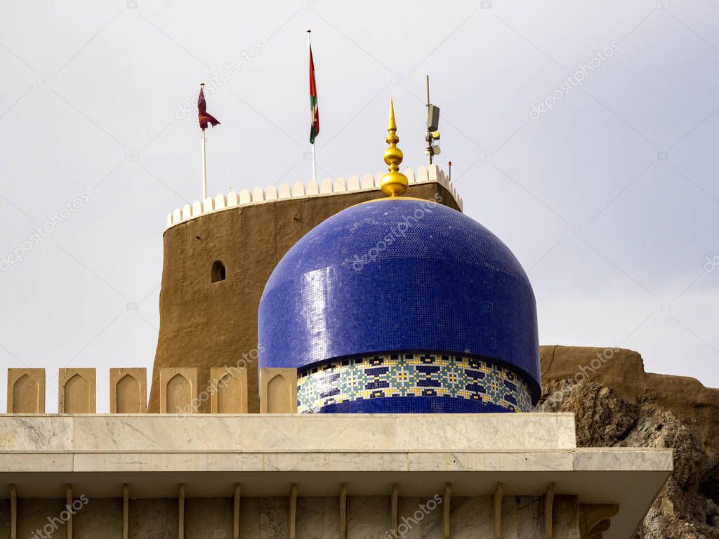 View of Al Jalali fort, Muscat, Oman
