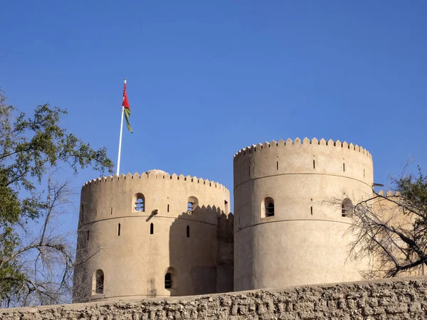 Форт Аль Рустан Півночі Оману — стокове фото