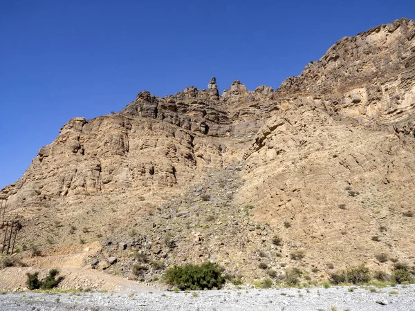 Uno Dei Tanti Wadi Nel Nord Dell Oman — Foto Stock