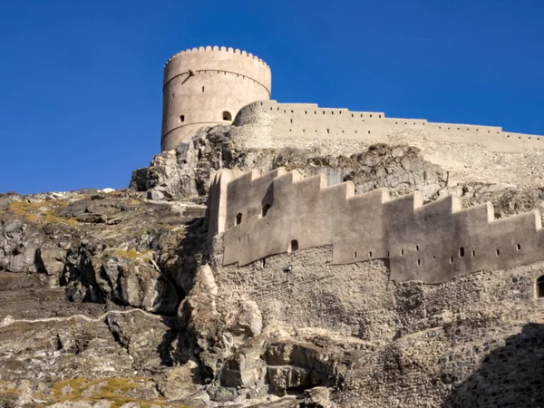 Стіни Форту Аль Хазін Півночі Оману — стокове фото