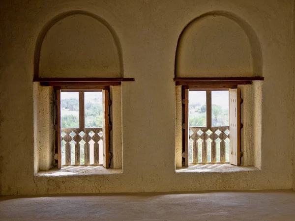 Grande Forte Bahla Foi Reconstruído Omã — Fotografia de Stock