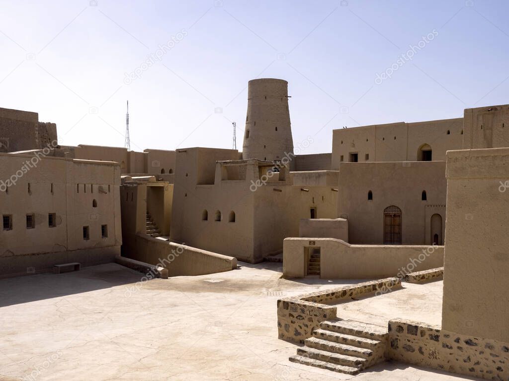 The Great Fort Bahla, was reconstructed, Oman