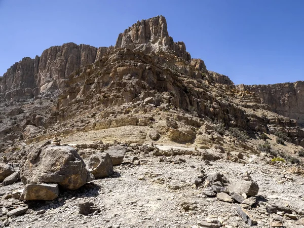 Nakhr Grand Canyon Jebel Shams Azt Mondják Hogy Legszebb Kanyon — Stock Fotó