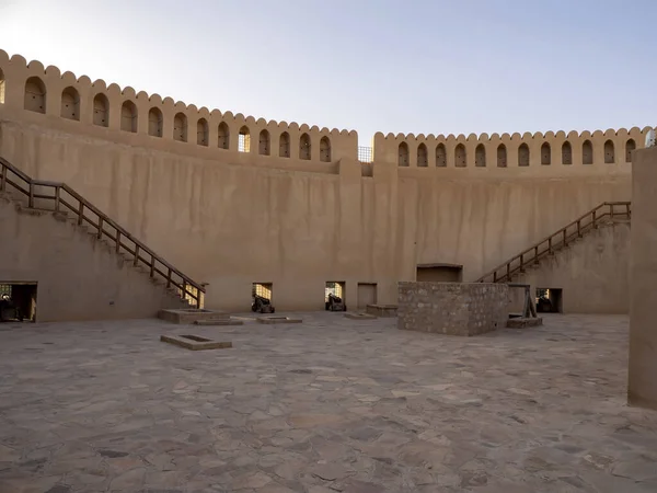 Nizwa Eski Ummani Şehirlerinden Biri Falaj Kalesi Umman — Stok fotoğraf