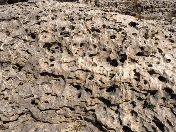 Пористая Структура Горного Массива Оман — стоковое фото