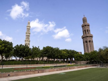 Sultan Qaboos 'un minareleri Büyük Cami, Muscat Umman