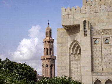 Sultan Qaboos 'un minareleri Büyük Cami, Muscat Umman