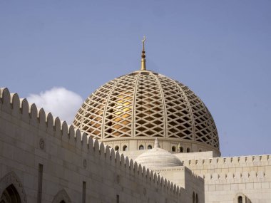 Güzel kubbe avluda, Sultan Qaboos Büyük Camii, Muscat Umman