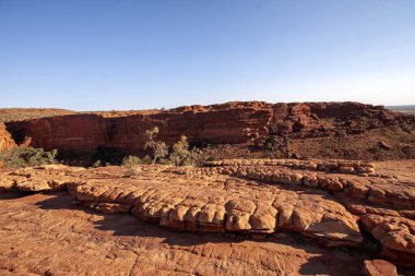 Büyük Vadi 'nin, Krallar Kanyonu' nun inanılmaz kaya oluşumları. Avusturalya