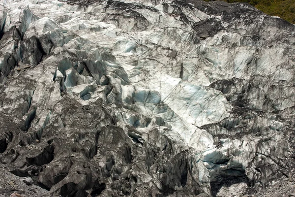 Glaciers South Island New Zealand Mixed Rock Fragments Give Them — Stock Photo, Image