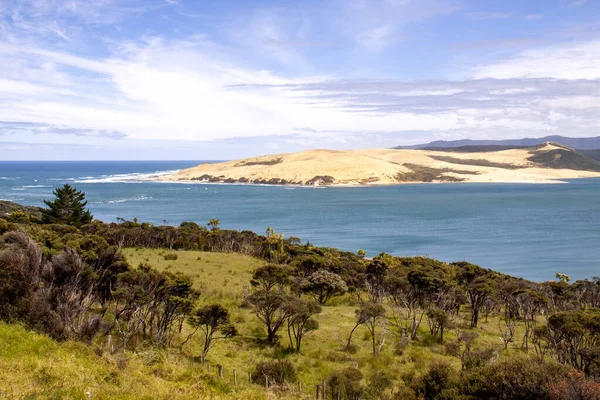 Piękno Piaszczystych Plaż Ninety Mile Plaża South Island Nowej Zelandii — Zdjęcie stockowe