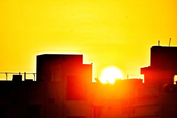 Schönheit Der Aufgehenden Sonne — Stockfoto