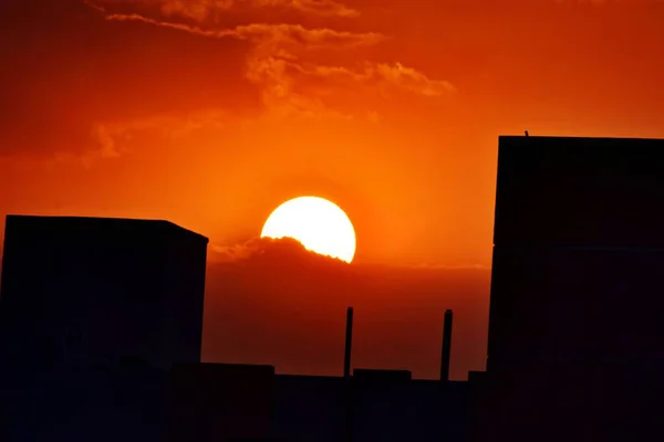 Schönheit Der Aufgehenden Sonne — Stockfoto